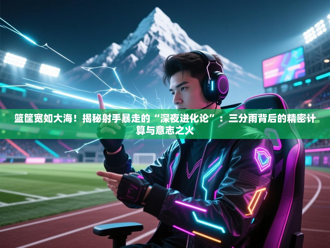 篮筐宽如大海！揭秘射手暴走的“深夜进化论”：三分雨背后的精密计算与意志之火  第1张