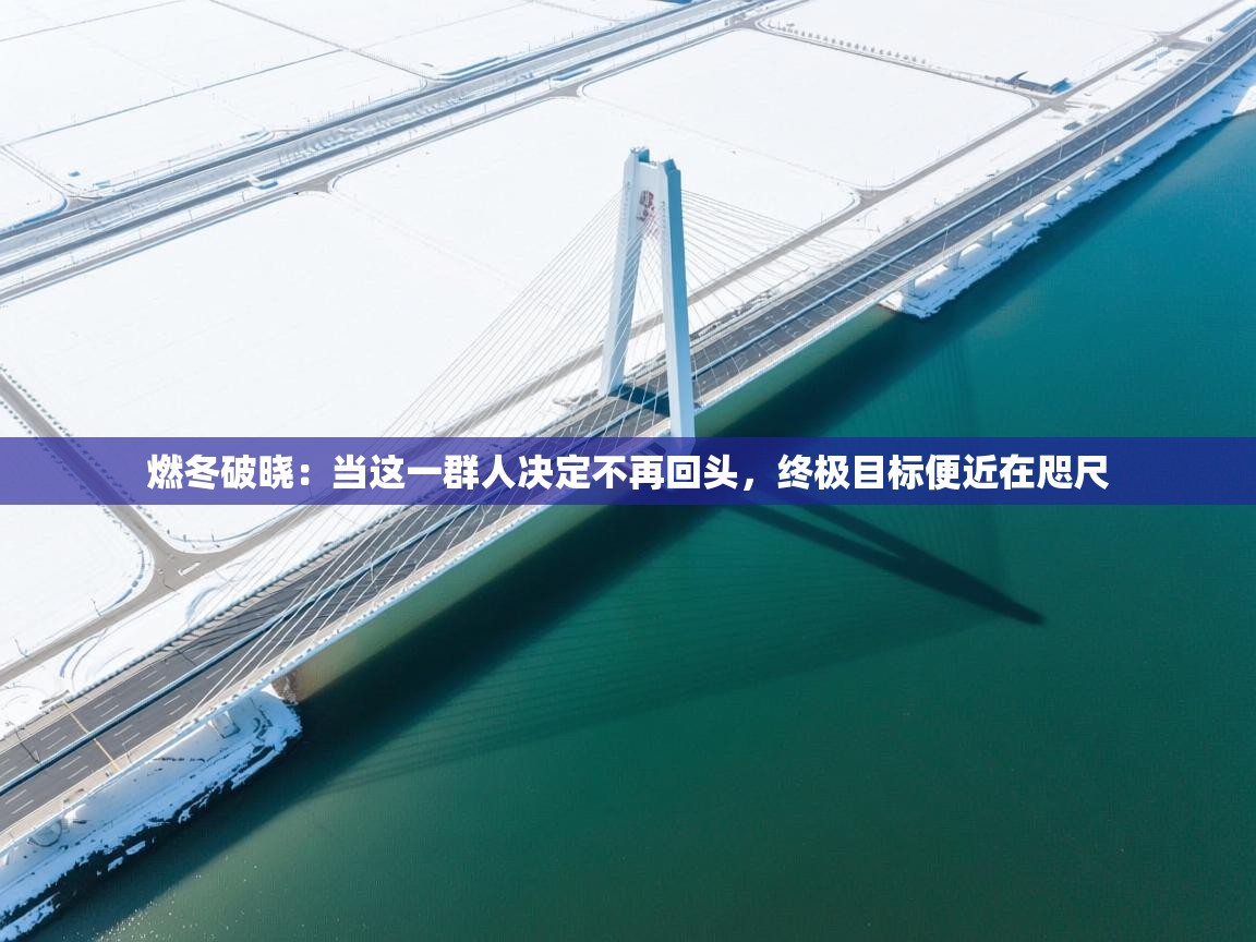燃冬破晓：当这一群人决定不再回头，终极目标便近在咫尺  第1张